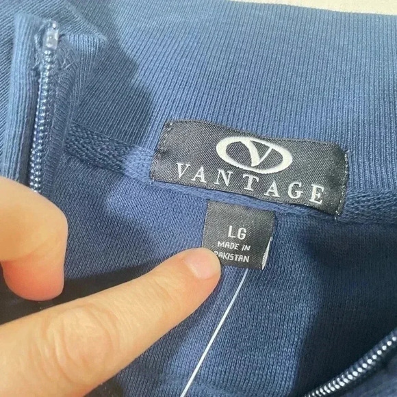 Vantage Men’s True Navy Mesa Quilted Jacket NWT SZ LG - Picture 4 of 10